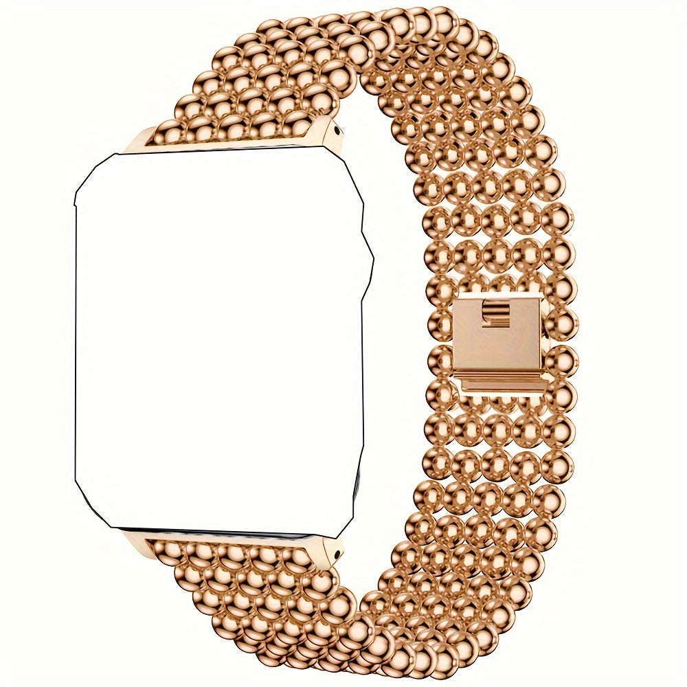 Premium Metal Band for Apple Watch - Fashion-Forward Upgrade with Seamless Fit - Compatible with All Series 8/7/6/5/4/3/2/1 SE, Sizes 38/45mm - Durable & Comfortable