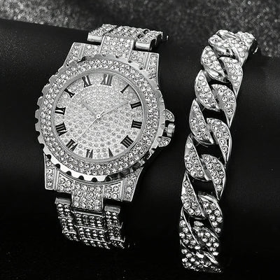 Sophisticated Men's Quartz Watch with Calendar - Timeless Style & Bracelet Gift Set, Ideal for Every Occasion