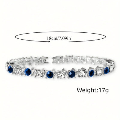 Women's Watch Baroque Rhinestone Quartz Watch Sparkling Fashion Analog Wrist Watch & 1pc Bracelet, Gift For Mom Her