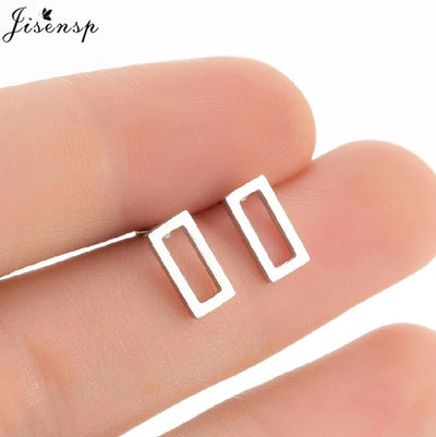 Mini Stainless Steel Smile Face Stud Earrings for for Women Girls Jewelry Cute Candle Skull Halloween Earings Christmas Gift