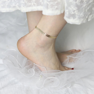 Fashion Ankle Bracelets Anklets for Women Beach Accessories Ankle Bracelet Stainless Steel Leg Bracelet Sandals Foot Jewelry