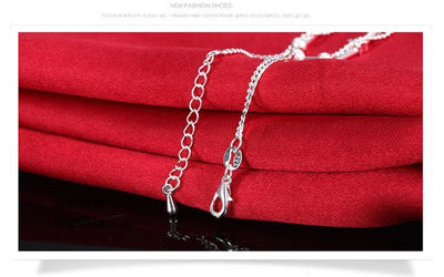 KOFSAC Fashion 925 Sterling Silver Anklets For Women Exquisite Star Small Tube Ankle Chain Jewelry Girl Summer Beach Party Gifts