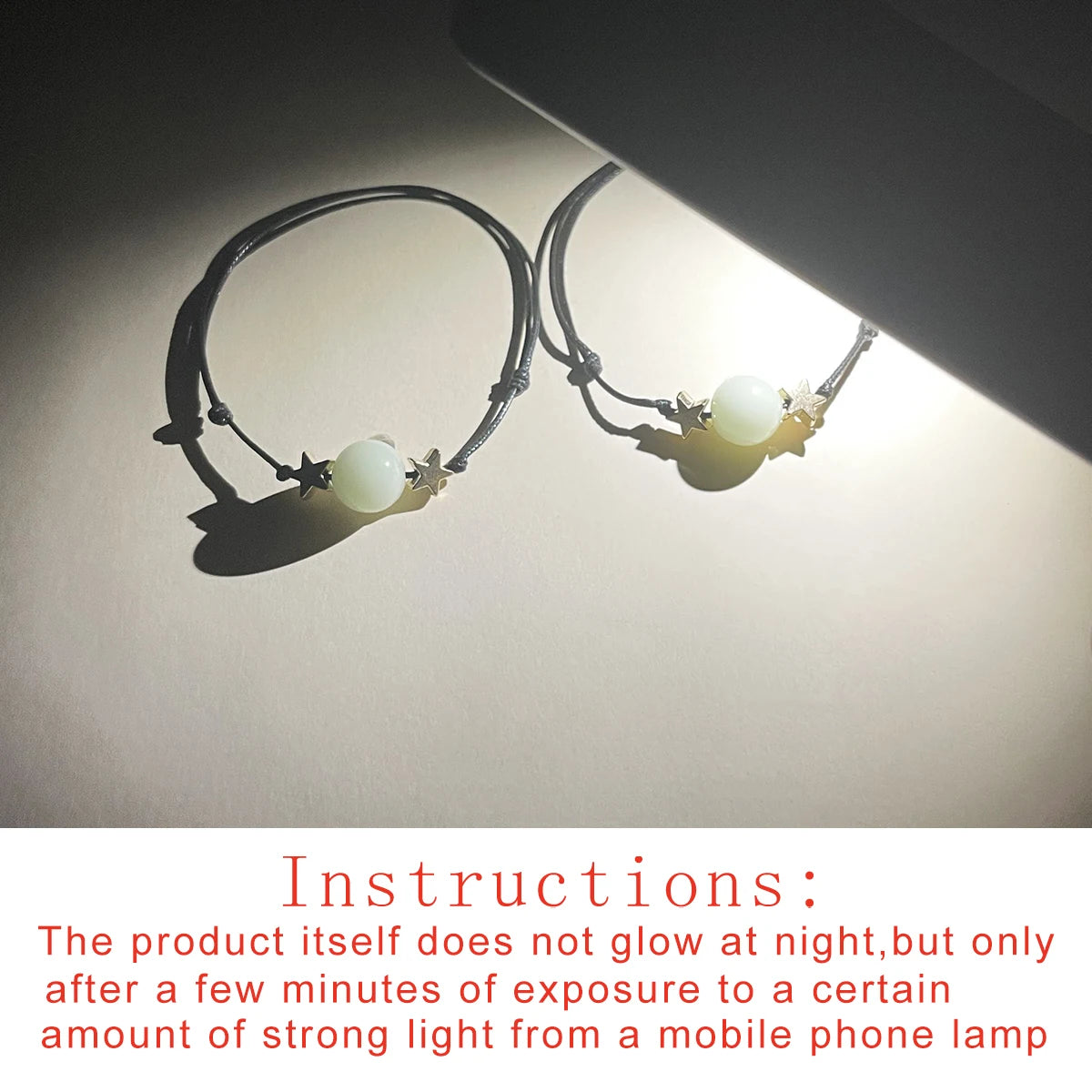 Constellation Bracelet for Couples, Luminous Bracelet