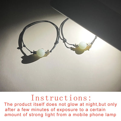 Constellation Bracelet for Couples, Luminous Bracelet