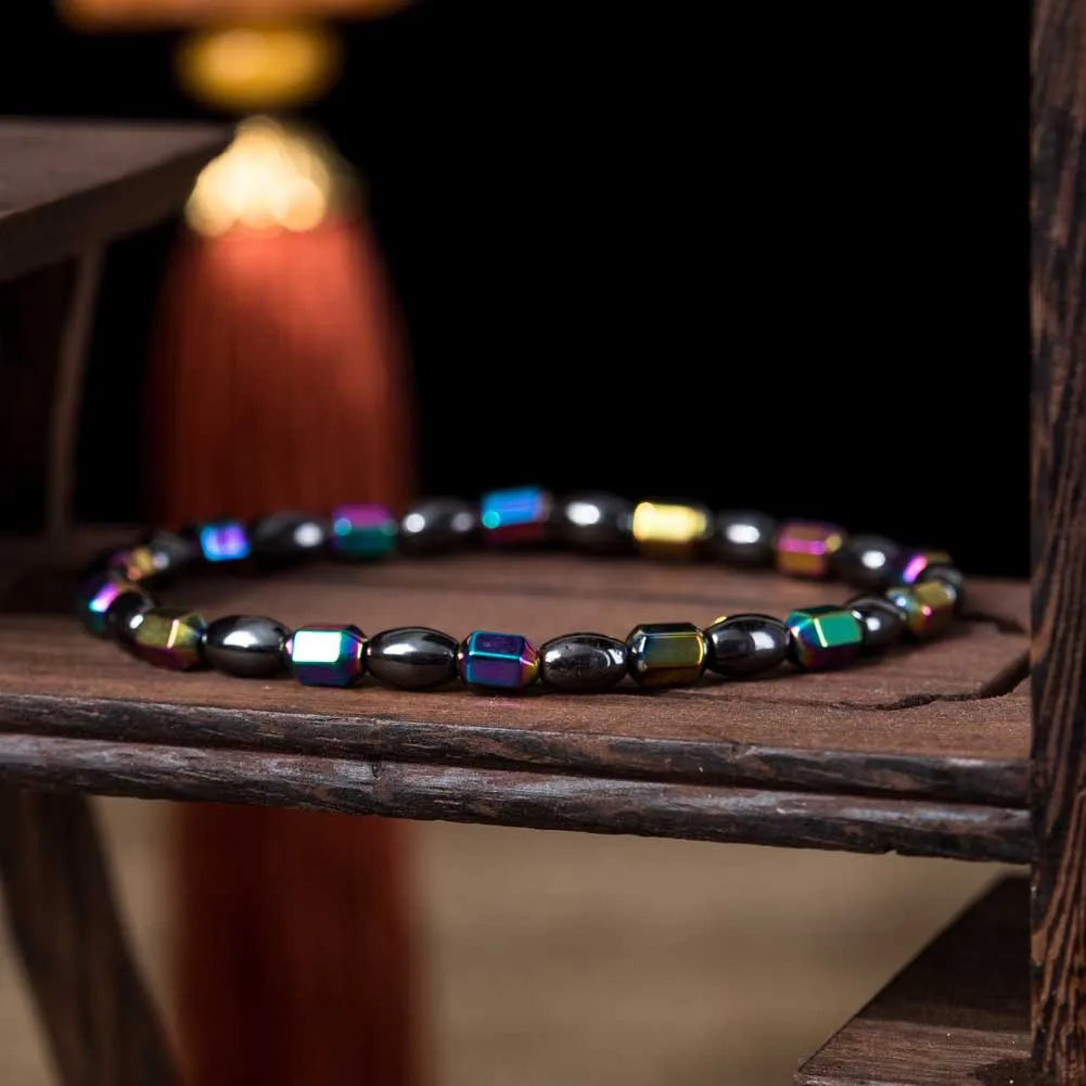 Magnetic Weight Loss Health Anklet Colorful Gallstone Stimulation Relief Therapy Arthritis Pain Relief Health Anklet Jewelry