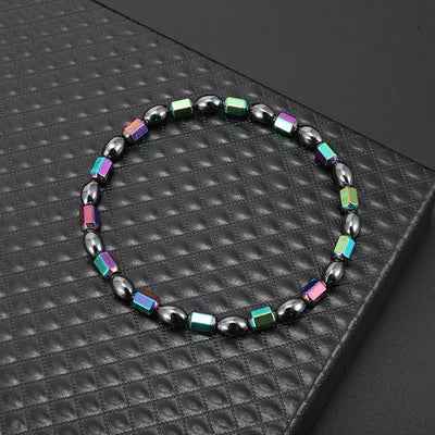 Magnetic Weight Loss Health Anklet Colorful Gallstone Stimulation Relief Therapy Arthritis Pain Relief Health Anklet Jewelry