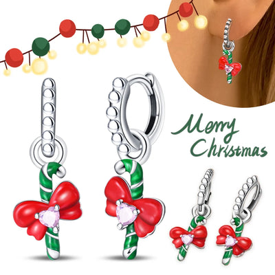 Halloween Party Cute Pumpkin Bat Ring Earrings 925 Silver Earrings For Women Punk Men's Earrings Fit Women Party Jewelry Gift