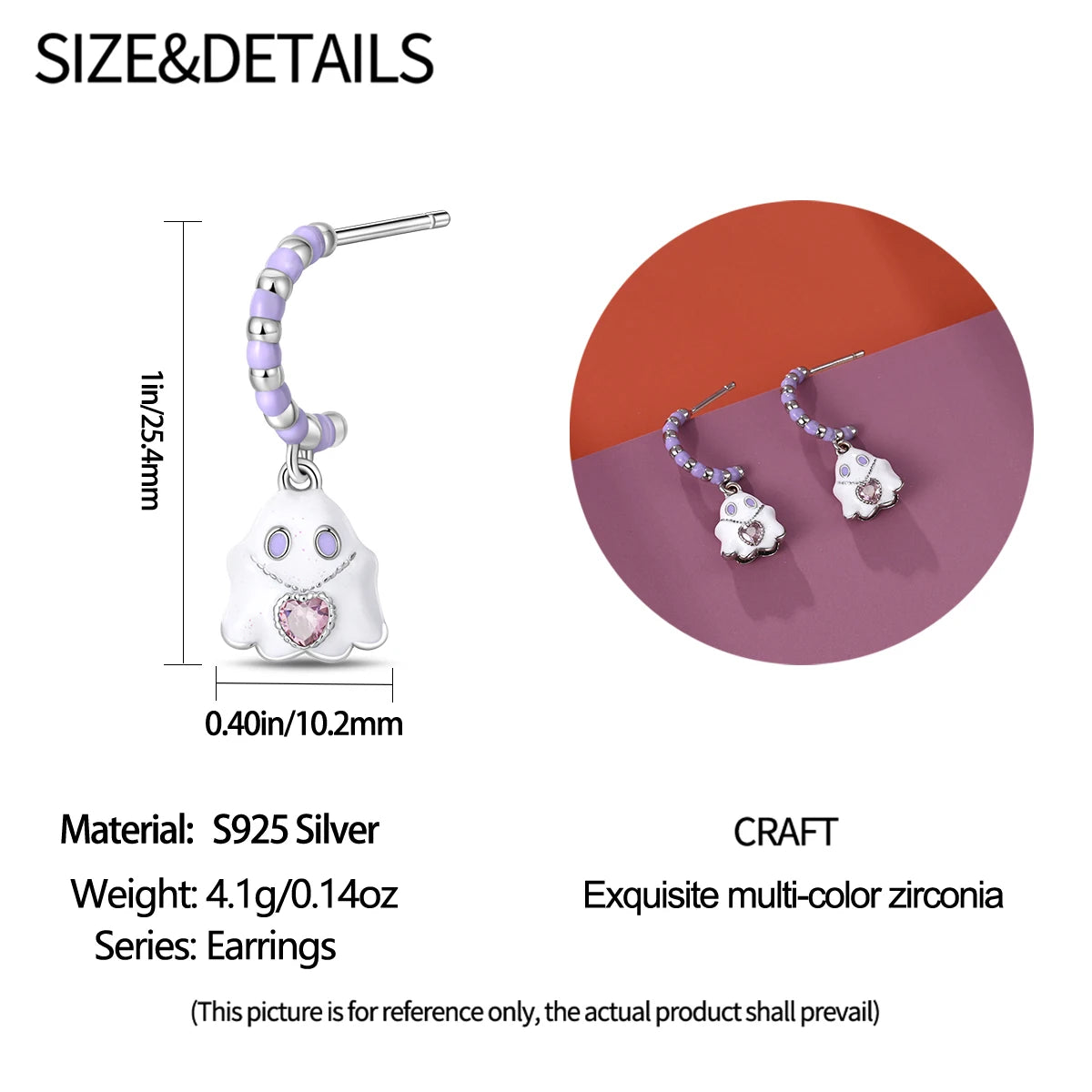 Amazing 925 Sterling Silver Black Spider & Shiny Bow Skull & Pumpkin Head Stud Earrings For Halloween Party Fine Jewelry Gift