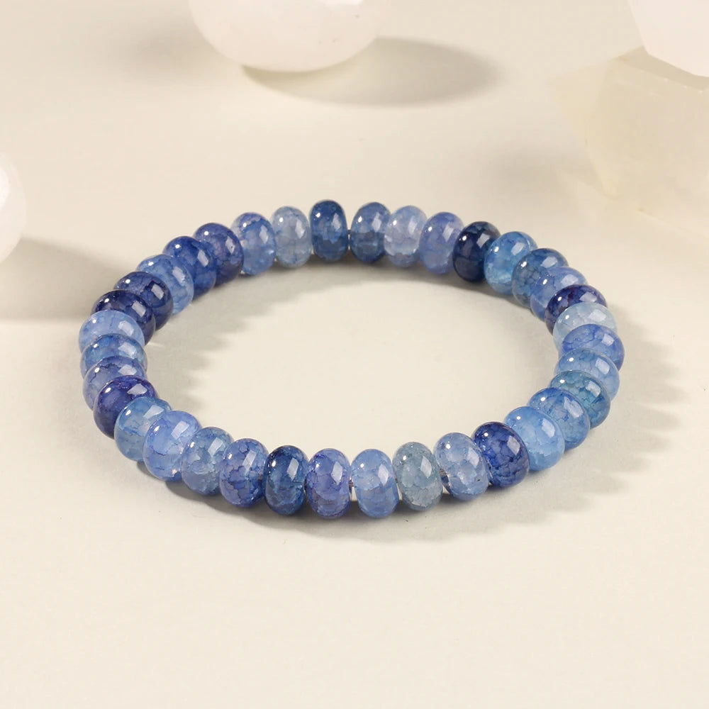 bracelets for couples women men bf and gf boyfriend girlfriend braclet best friend bangles yellow blue glass