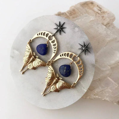 Fashion Gothic Bat Creative Bohemian Pendant Earrings Women's Halloween Party Gifts Jewelry