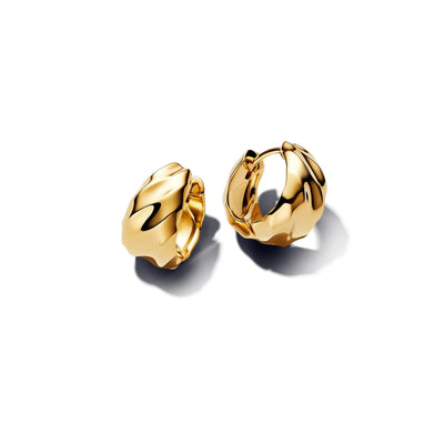 Sparkling 925 Sterling Silver Golden Hoop Earrings Pumpkin Skull Christmas Tree Ear Stud Halloween Earring For Women DIY Jewelry