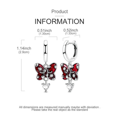 Amazing 925 Sterling Silver Black Spider & Shiny Bow Skull & Pumpkin Head Stud Earrings For Halloween Party Fine Jewelry Gift