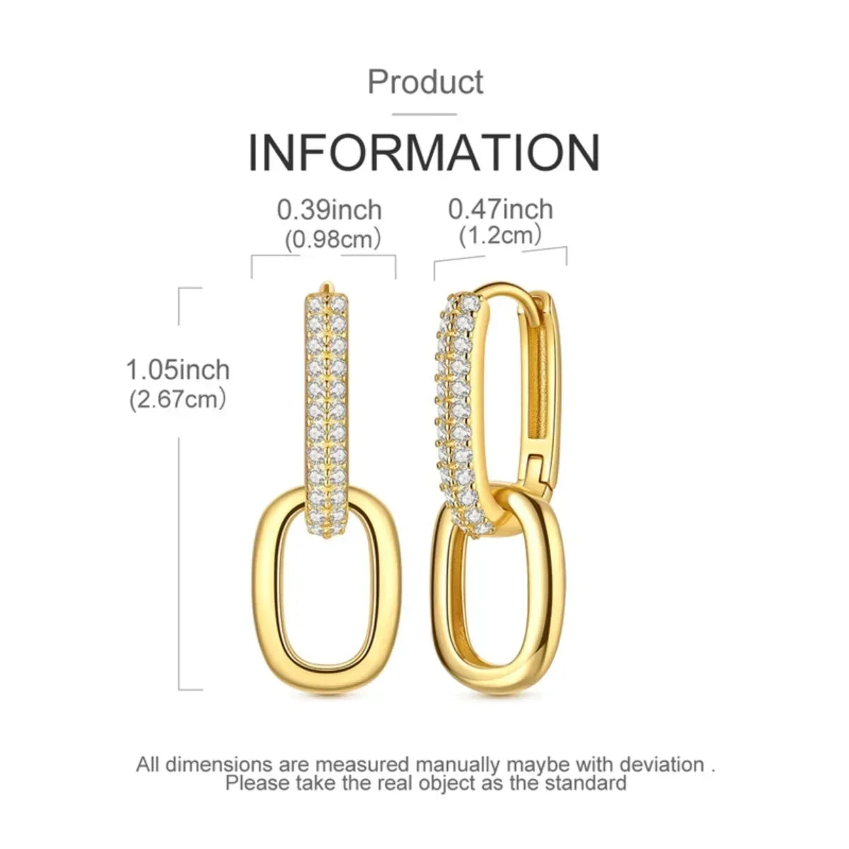 Sparkling 925 Sterling Silver Golden Hoop Earrings Pumpkin Skull Christmas Tree Ear Stud Halloween Earring For Women DIY Jewelry