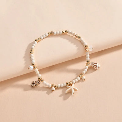 Anklets Bracelets Vintage Multiple Layers Anklets for Women Pendant Charms Rope Chain Beach Summer Foot Ankle Bracelet Jewelr