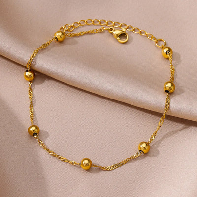 Anklets for women Foot bracelet women summer accessories Bracelet on the leg stainless steel ankle chain Jewelry