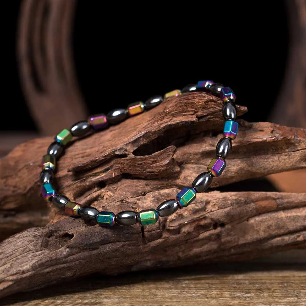 Magnetic Weight Loss Health Anklet Colorful Gallstone Stimulation Relief Therapy Arthritis Pain Relief Health Anklet Jewelry