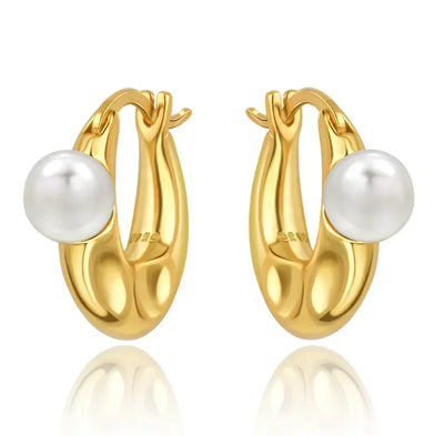 Sparkling 925 Sterling Silver Golden Hoop Earrings Pumpkin Skull Christmas Tree Ear Stud Halloween Earring For Women DIY Jewelry